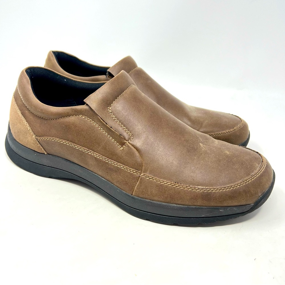 Dockers Size 9.5M Ramsey Brown Slip On Casual Loafers Shoes Comfort Zone